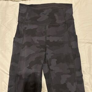 Lululemon Black Camo Leggings